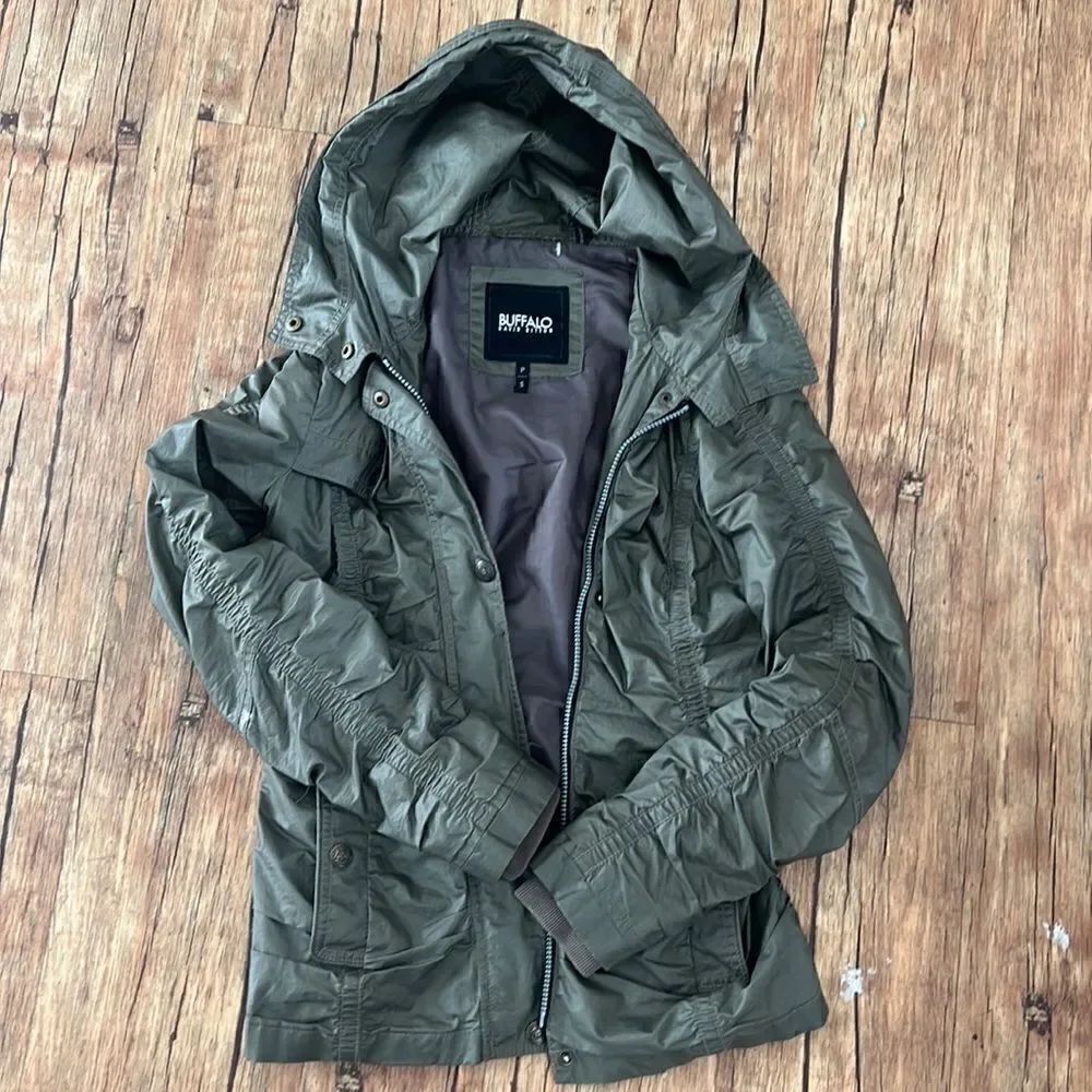 Small Army Green Buffalo Women’s Utility Jacket